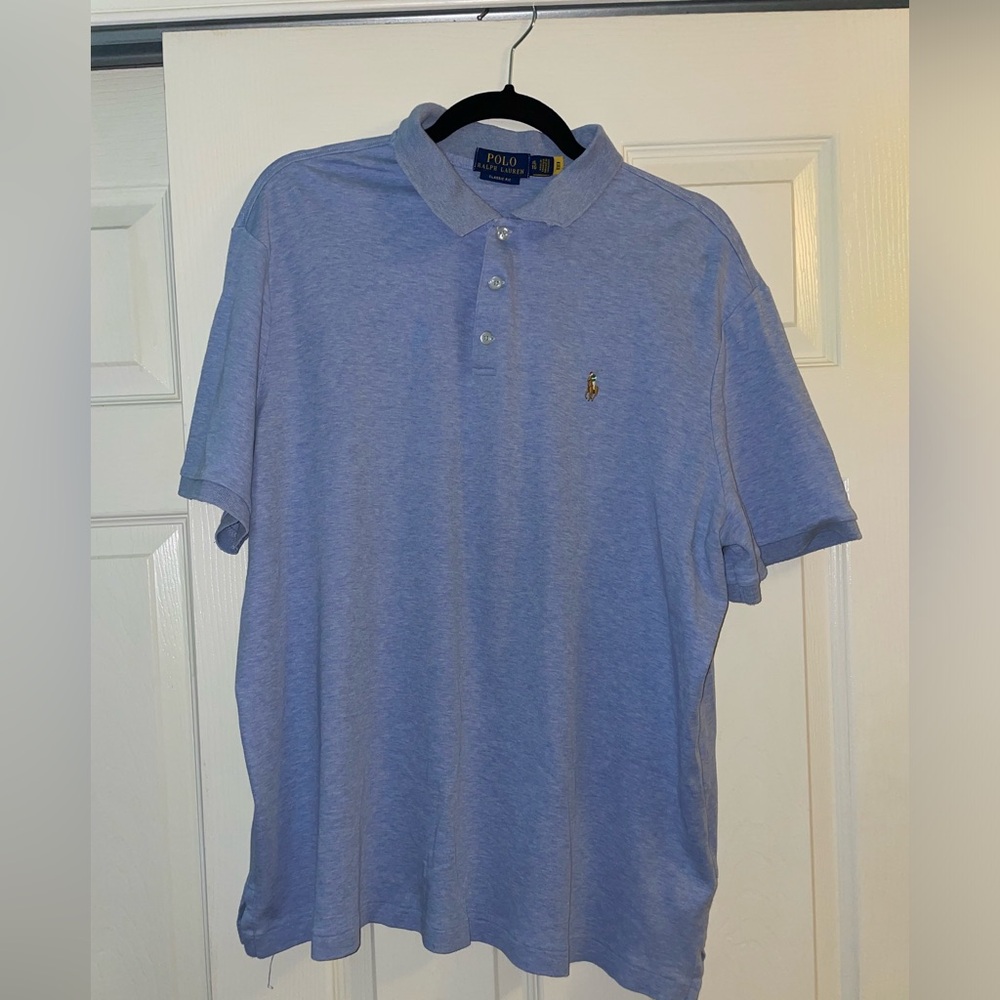 Polo Ralph Lauren Men’s Blue Polo Collared Shirt - Picture 2 of 7